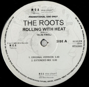 The Roots : Rolling With Heat (12", Promo)