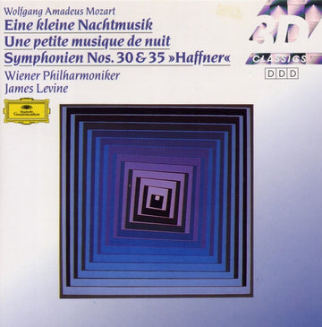 Wolfgang Amadeus Mozart / Wiener Philharmoniker / James Levine (2) : Eine Kleine Nachtmusik, Une Petite Musique De Nuit, Symphonien Nos. 30 & 35 "Hafner" (CD, Album)