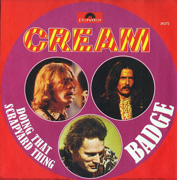 Cream (2) : Badge (7", Single, Mono)