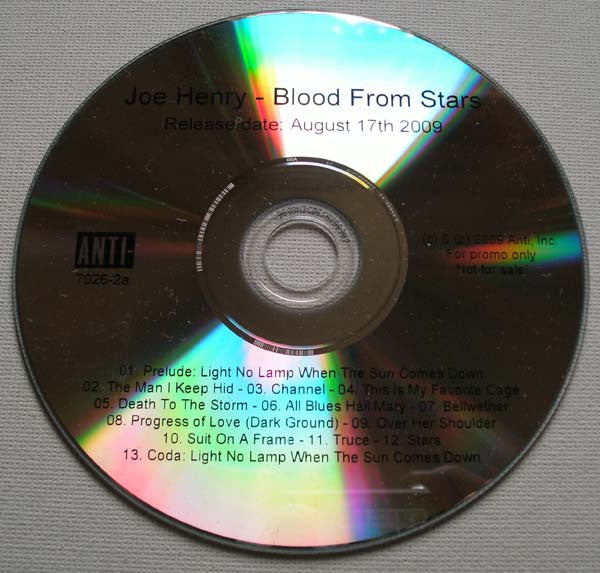 Joe Henry : Blood From Stars (CDr, Album, Promo)