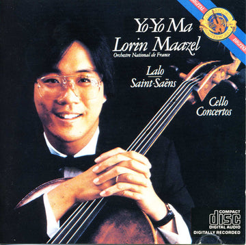 Édouard Lalo / Camille Saint-Saëns, Yo-Yo Ma, Lorin Maazel, Orchestre National De France : Cello Concertos (CD)