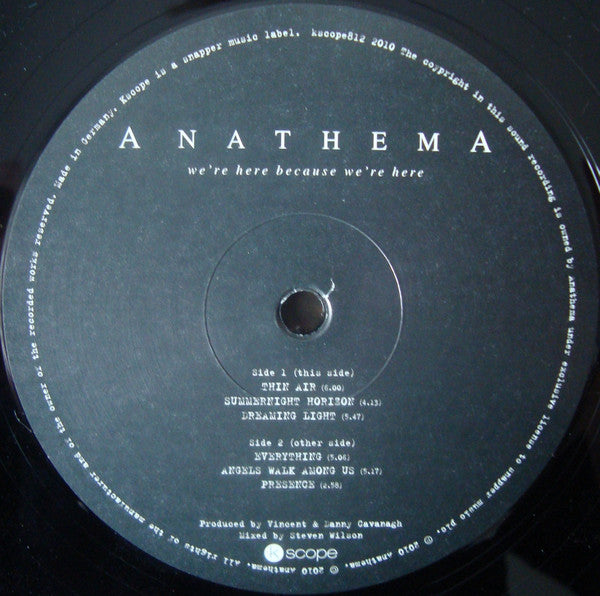 Anathema : We're Here Because We're Here (2xLP, Album, Ltd, Num)