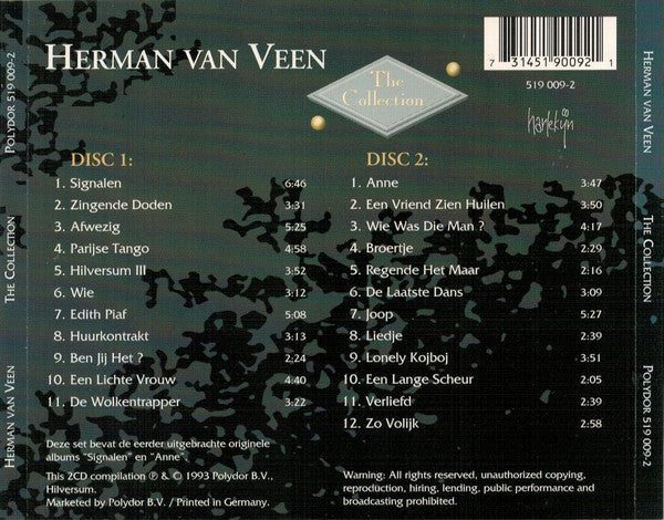 Herman van Veen : The Collection (2xCD, Comp)
