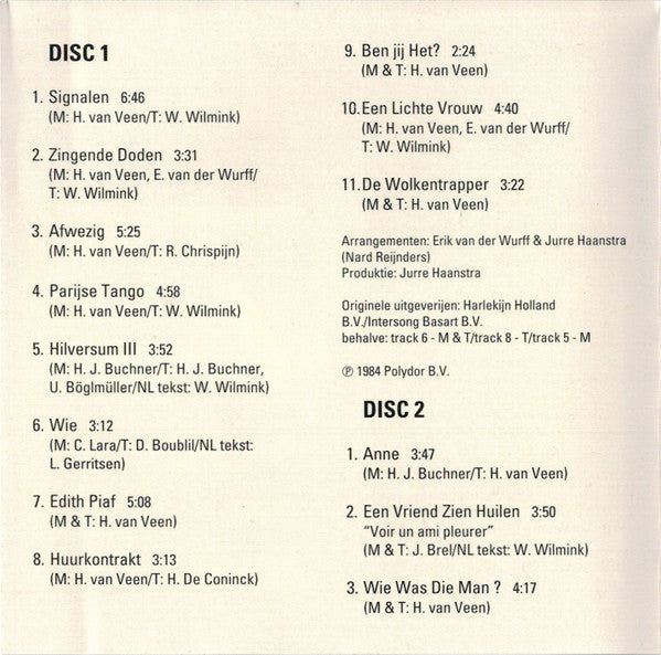 Herman van Veen : The Collection (2xCD, Comp)