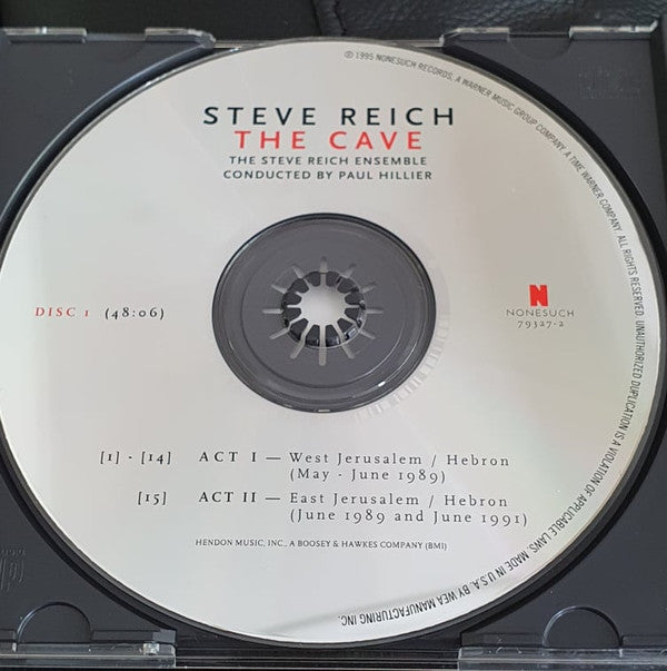 Steve Reich : The Cave (2xCD, Album)