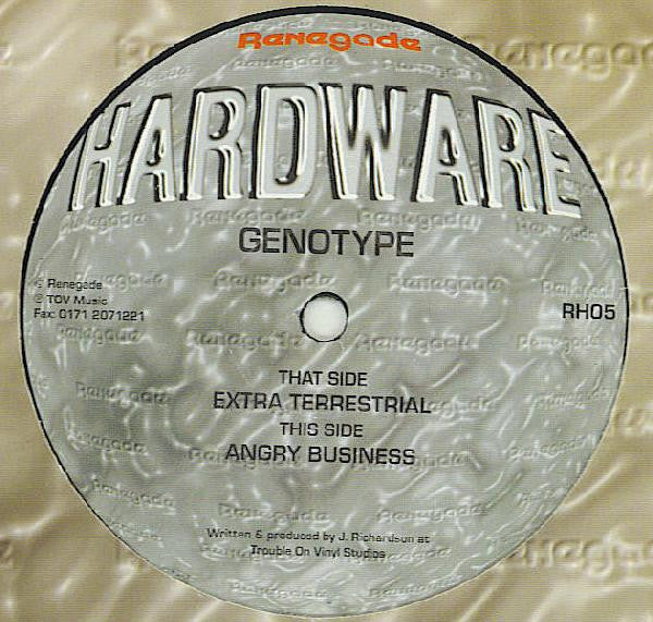 Genotype : Extra Terrestrial / Angry Business (12")