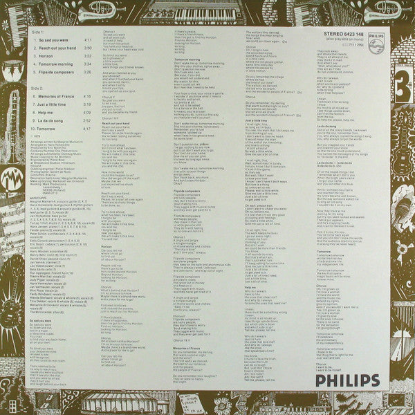 Margriet Markerink : Tomorrow (LP, Album)