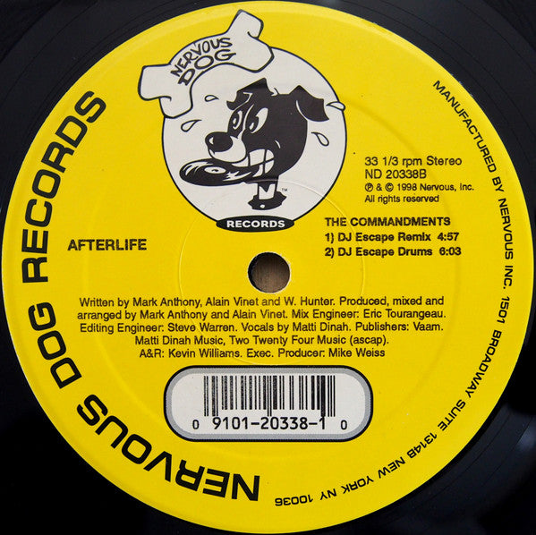 Afterlife (5) : The Commandments (12")
