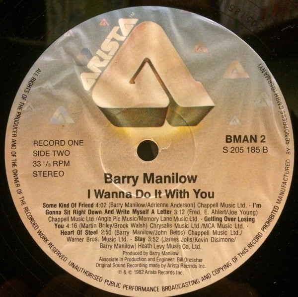 Barry Manilow : I Wanna Do It With You (LP, Album)