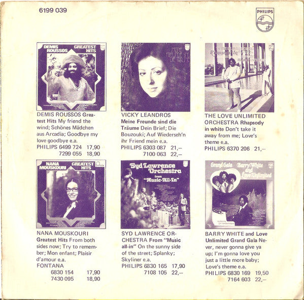 Roger Whittaker : The Last Farewell / Streets Of London (7", Single)