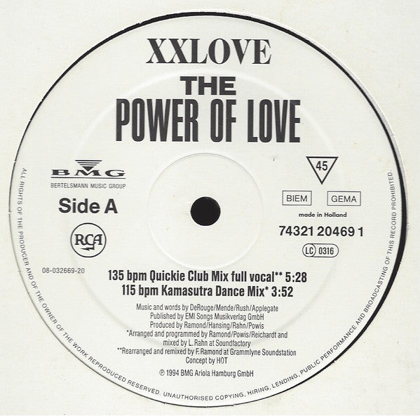 Xxlove : The Power Of Love (12")