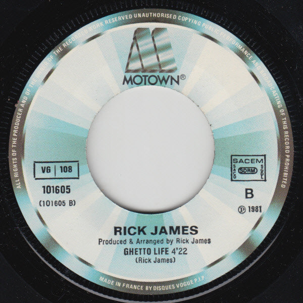 Rick James : Mr. Policeman (7", Single)