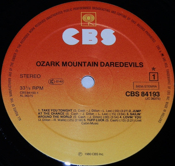Ozark Mountain Daredevils* : Ozark Mountain Daredevils (LP, Album)
