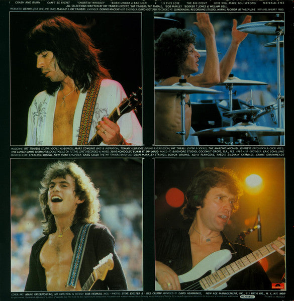 Pat Travers Band : Crash And Burn (LP, Album)