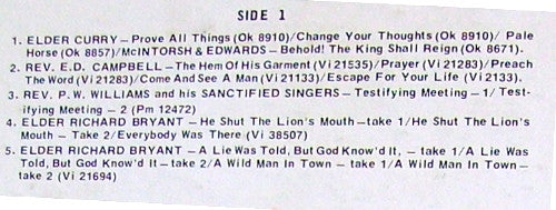 Various : Whole World In His Hands 1927-1936 (LP, Comp)