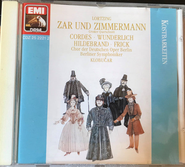 Albert Lortzing, Marcel Cordes, Manfred Schmidt, Gottlob Frick, Helga Hildebrand, Emmy Hagemann, Fritz Wunderlich, Wilhelm Lang, Ernst Wiemann, Chor der Deutschen Oper Berlin, Berliner Symphoniker, Berislav Klobučar : Zar und Zimmermann (Großer Querschnitt) (CD, Album, RM)