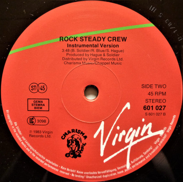 The Rock Steady Crew : (Hey You) The Rock Steady Crew (12")