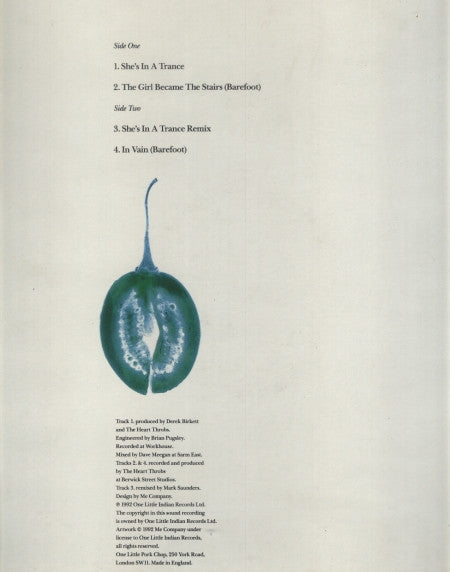 The Heart Throbs : She's In A Trance EP (12", EP)