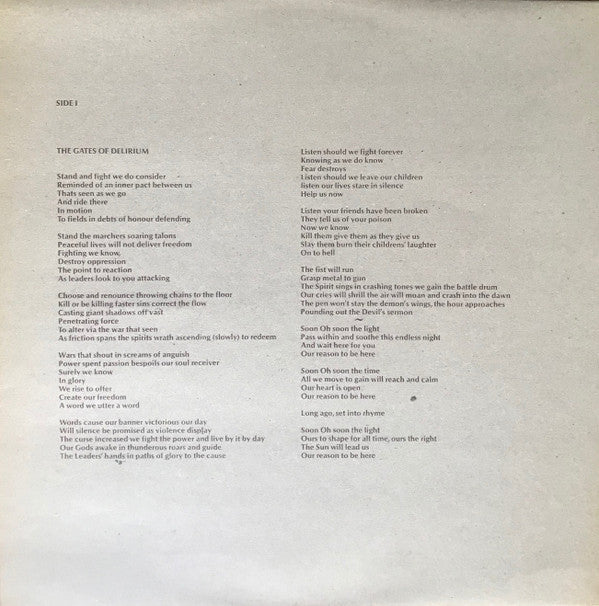 Yes : Relayer (LP, Album, Gat)
