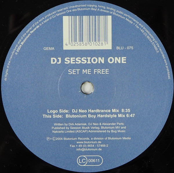 DJ Session One : Set Me Free (12")