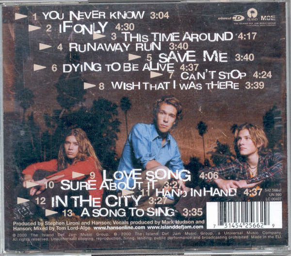 Hanson : This Time Around (CD, Album, Enh)