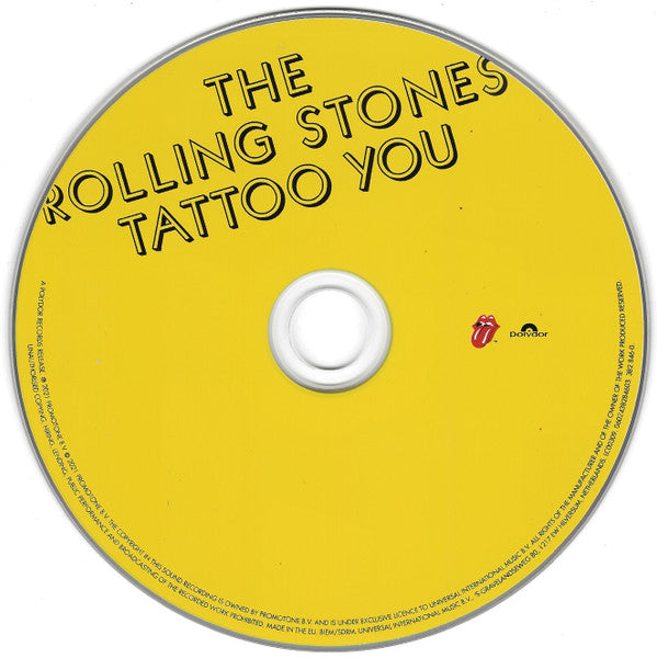 The Rolling Stones : Tattoo You (CD, Album, RE, RM, 40t)