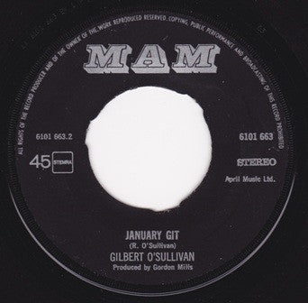 Gilbert O'Sullivan : Matrimony / January Git (7", Single)
