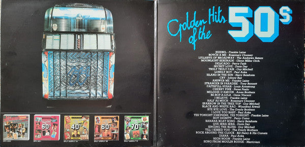 Various : Golden Hits Of The 50s (2xLP, Comp)