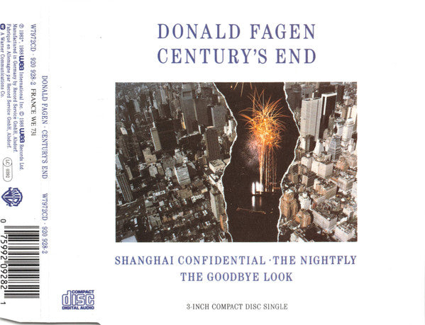 Donald Fagen : Century's End (CD, Mini, Single)