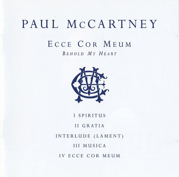 Paul McCartney : Ecce Cor Meum (CD, Album)