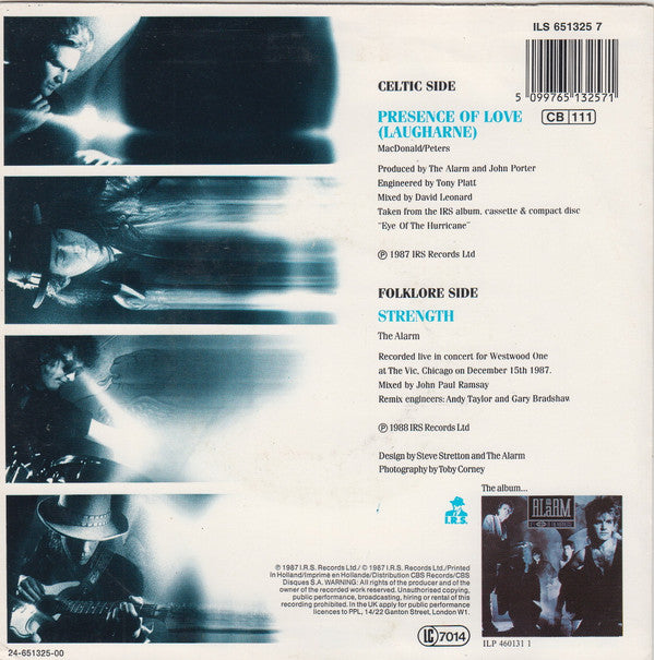 The Alarm : Presence Of Love (7", Single)