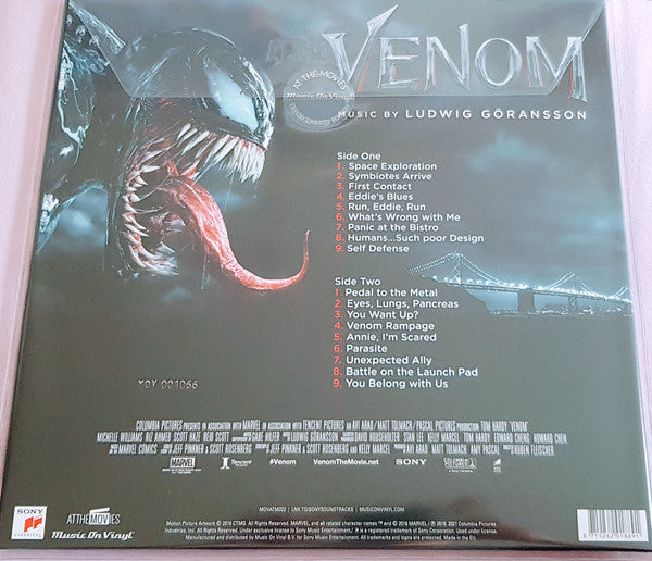 Ludwig Göransson : Venom (Original Motion Picture Soundtrack) (LP, Ltd, Num, Bro)