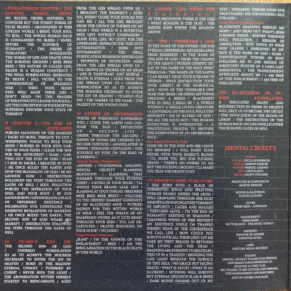 Mental Cruelty : Purgatorium (LP, Album, Ltd, RE, RM, Ora)