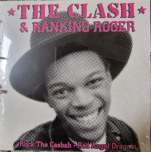 The Clash & Ranking Roger : Rock The Casbah • Red Angel Dragnet (7", EP, Ltd)