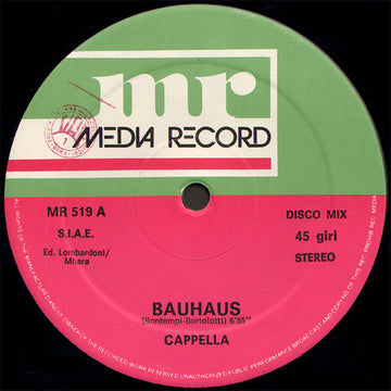 Cappella : Bauhaus (12")