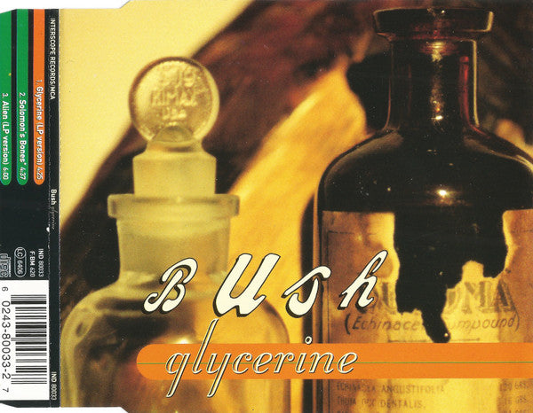 Bush : Glycerine (CD, Single)