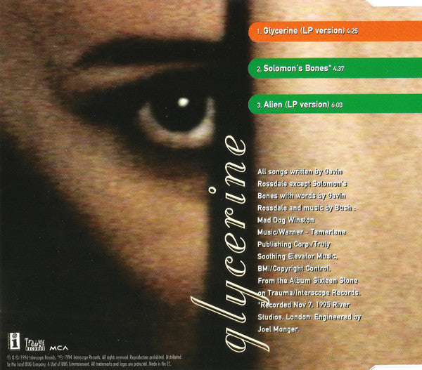 Bush : Glycerine (CD, Single)