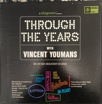 Various : Through The Years With Vincent Youmans (LP, Mono, Box)