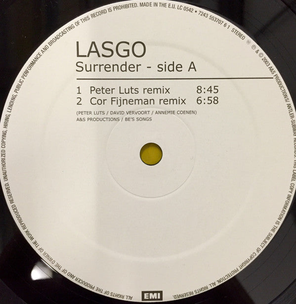 Lasgo : Surrender (12")