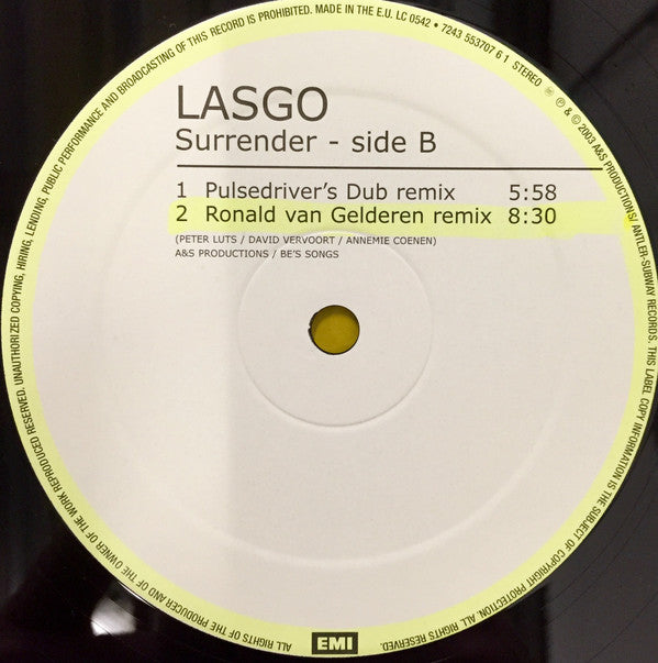 Lasgo : Surrender (12")