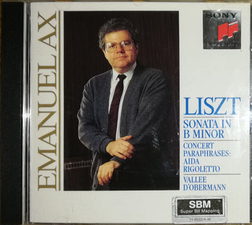 Franz Liszt, Emanuel Ax : Sonata In B Minor / Concert Paraphrases: Aida Rigoletto / Vallee D'Obermann (CD, RP)