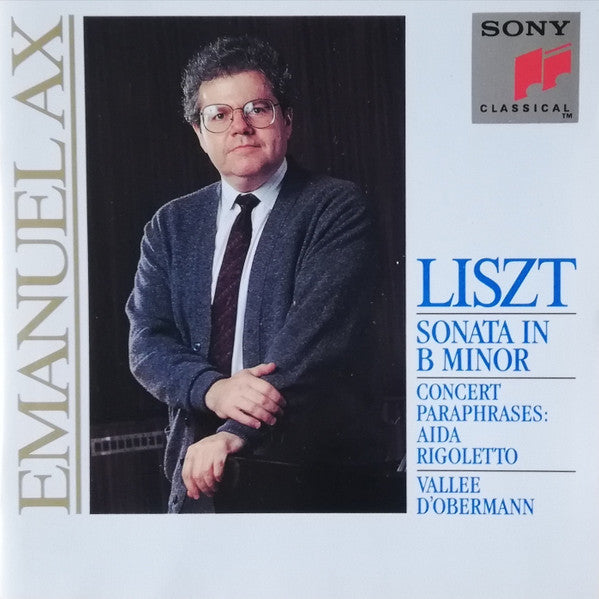 Franz Liszt, Emanuel Ax : Sonata In B Minor / Concert Paraphrases: Aida Rigoletto / Vallee D'Obermann (CD, RP)