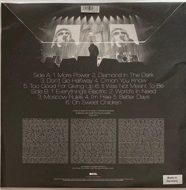 Liam Gallagher : C’mon You Know (LP, Album, Ltd, Cle)