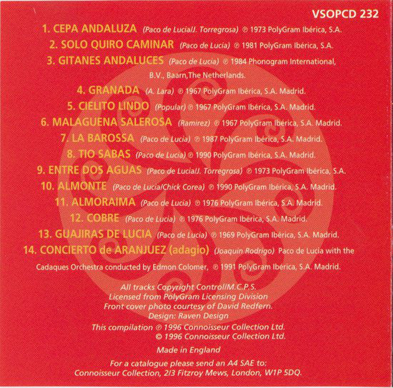 Paco De Lucía : The Collection (CD, Comp)