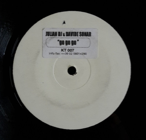 Julian DJ & Davide Sonar : Go Go Go (12", Promo, W/Lbl)
