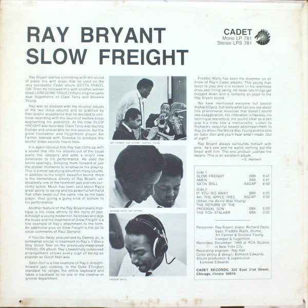 Ray Bryant : Slow Freight (LP, Album)