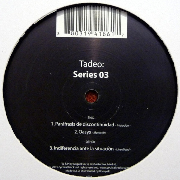 Tadeo : Series 03 (12")