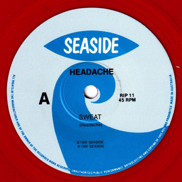 Headache (12) : Sweat (7", Single, Red)