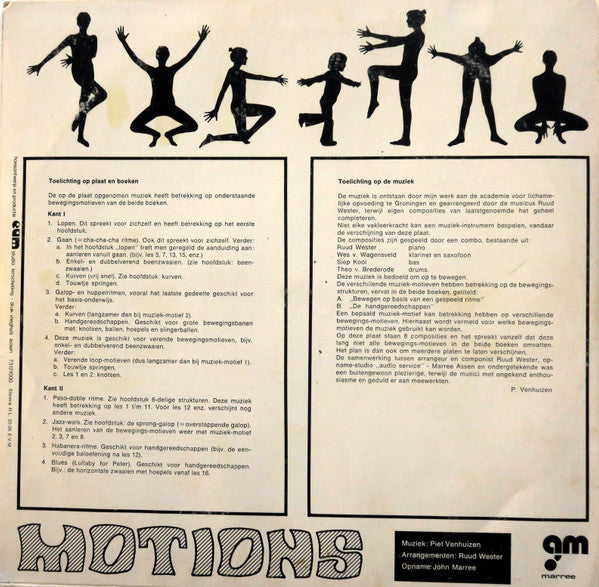 Piet Venhuizen / Ruud Wester : Motions (LP)