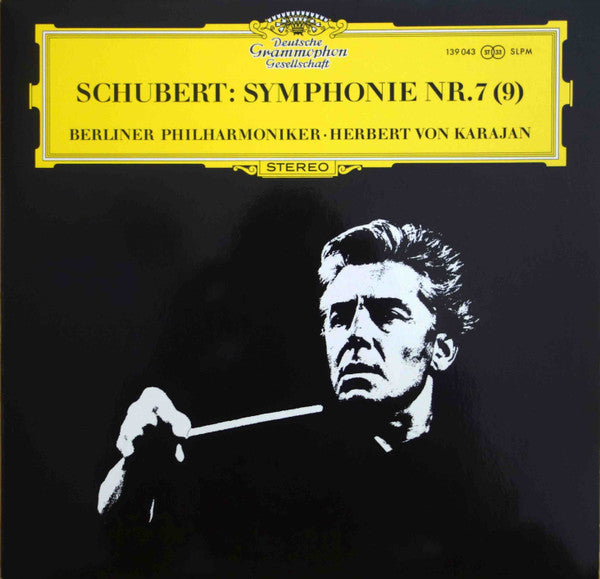 Franz Schubert - Berliner Philharmoniker, Herbert von Karajan : Symphonie Nr. 7 (9) (LP)